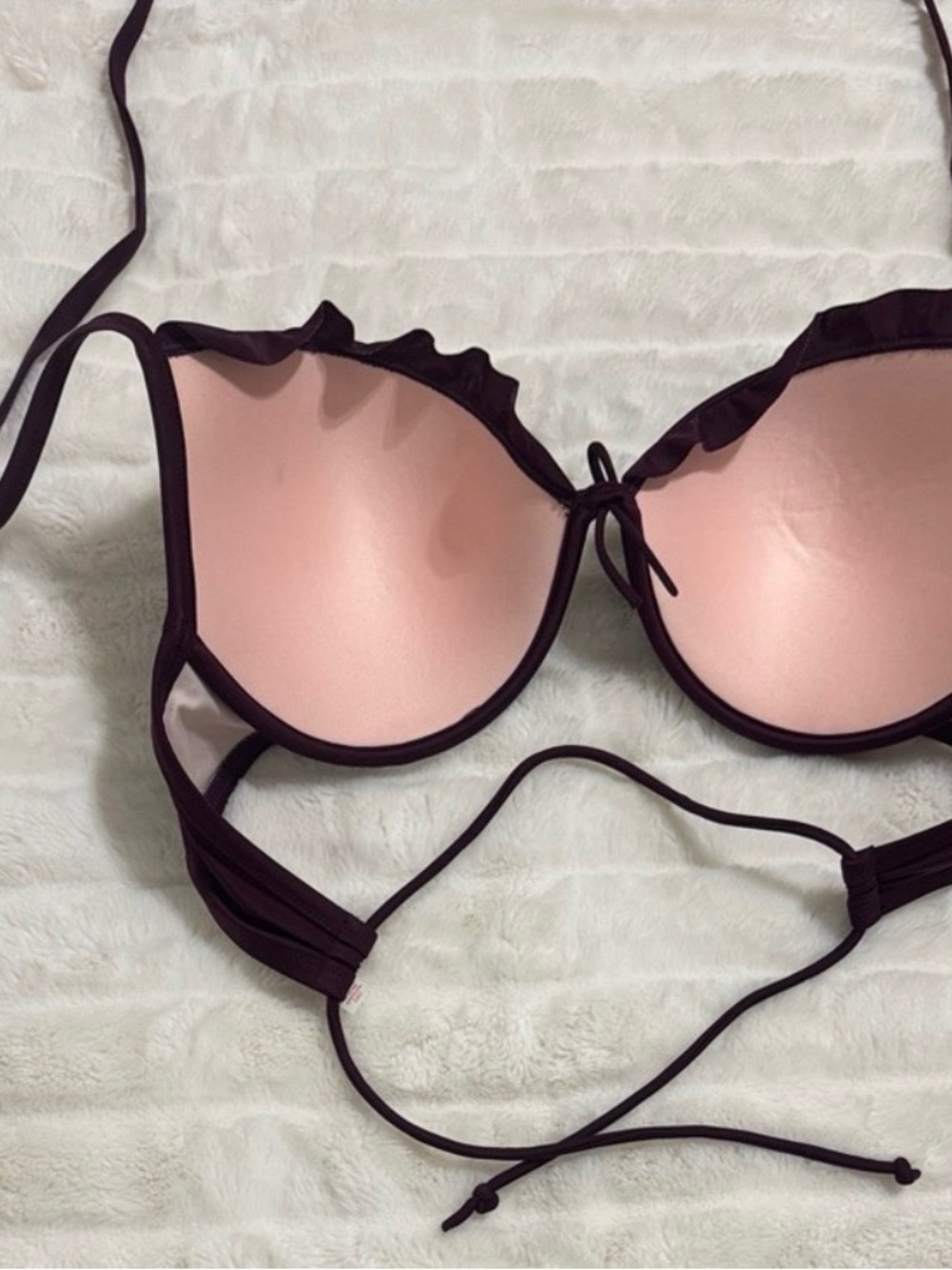 Victoria's Secret Plum Push-Up Bikini Top - Picture 2 of 2